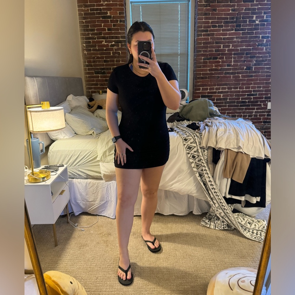 Black tshirt dress size Medium